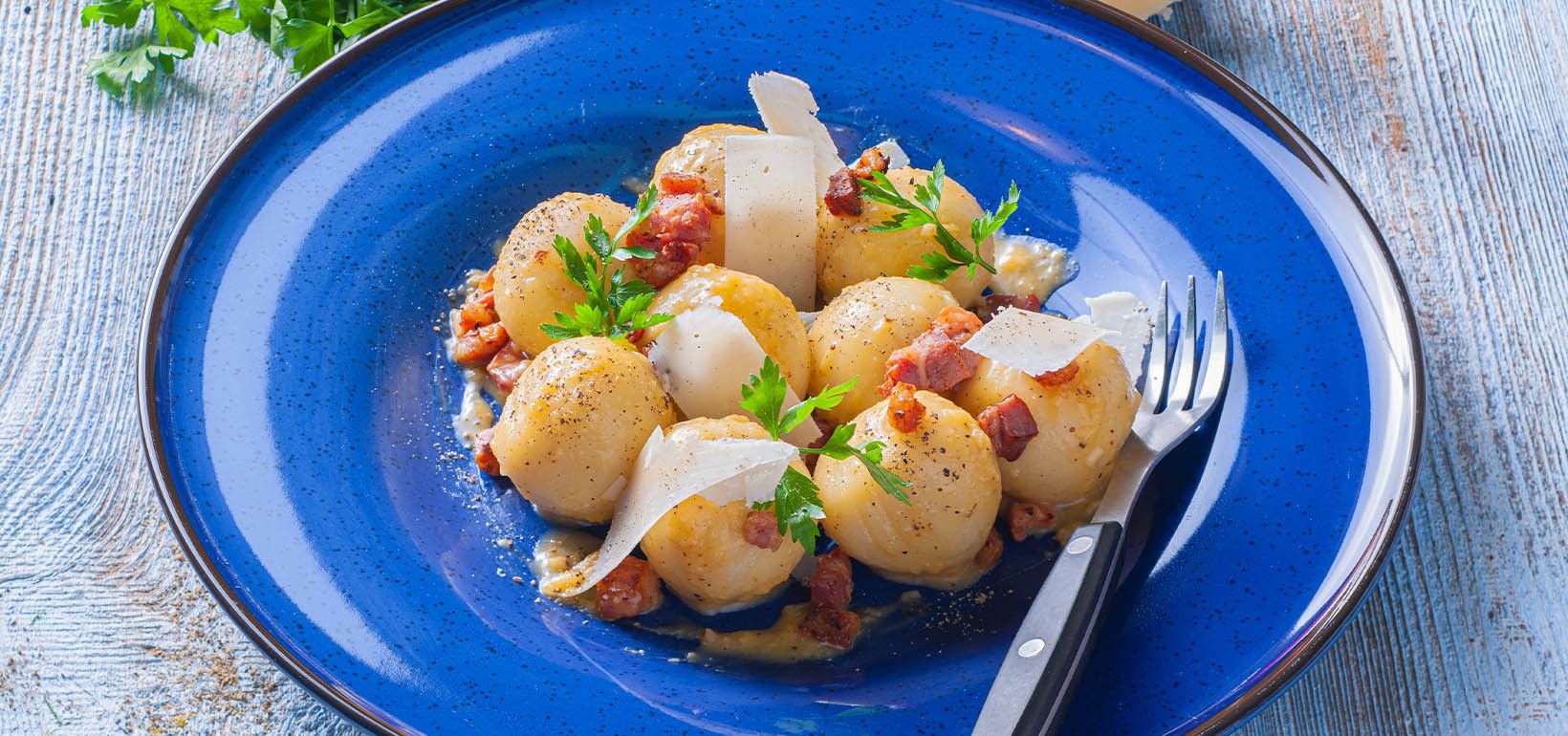Pyzy alla carbonara