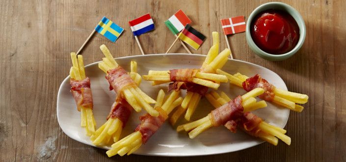 Frytki Super Long z bekonem