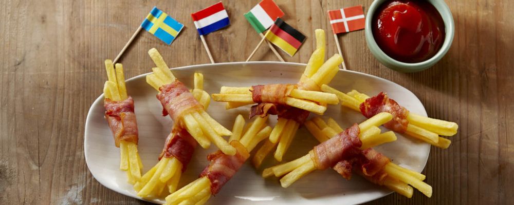 Frytki Super Long z bekonem