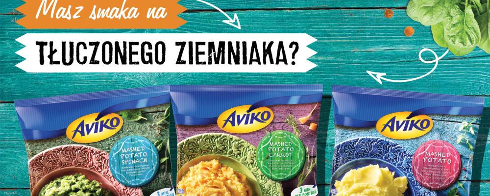 Nowość! Mrożone kremowe purée Aviko już w sklepach!