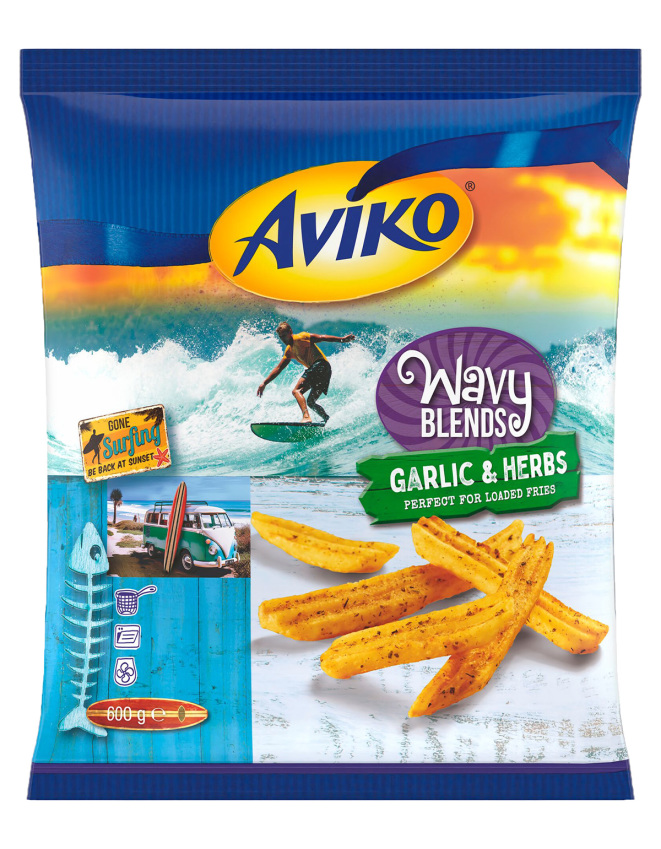 Wavy Blends Garlic & Herbs 600