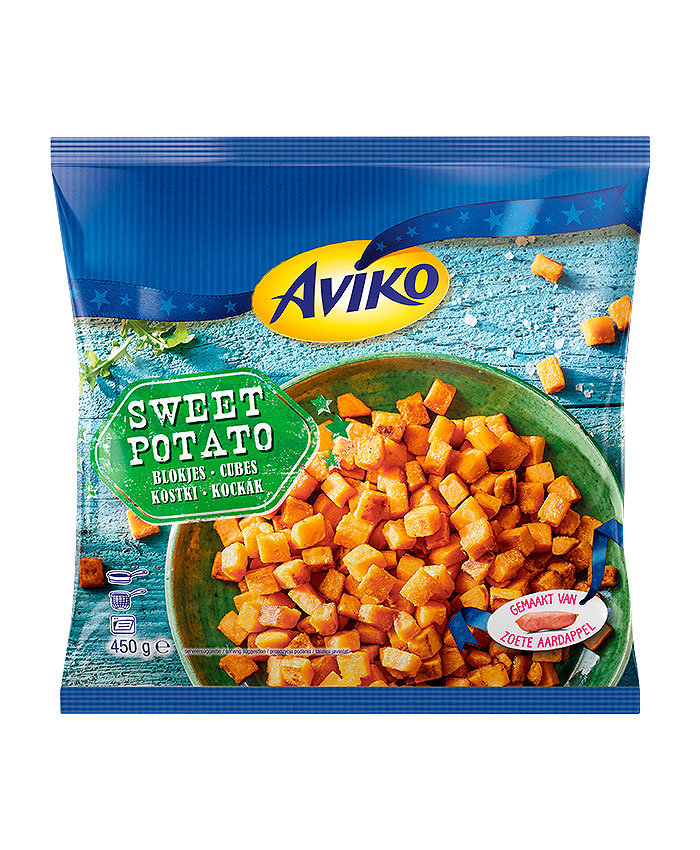 SWEET POTATO CUBES 450