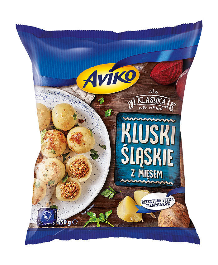 KLUSKI ŚLĄSKIE Z MIĘSEM 450
