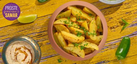 Pati Parts z chimichurri i sosem miodowo-musztardowym